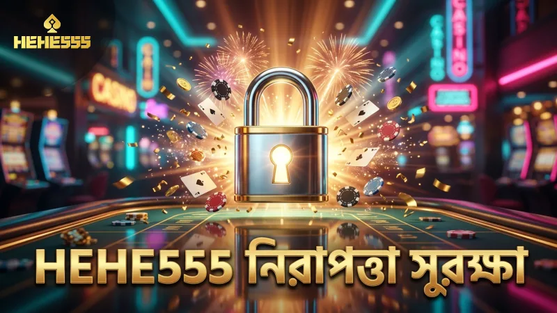 নিরাপত্তা ও ভেরিফিকেশন প্রযুক্তি HEHE555 তে অগ্রগণ্য।