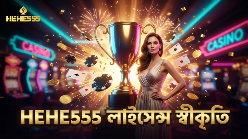 লাইসেন্স ও স্বীকৃতি HEHE555 এর বিশ্বাসযোগ্যতা নিশ্চিত করে।