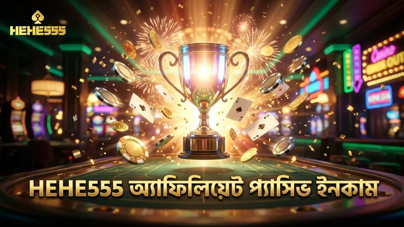 HEHE555 অ্যাফিলিয়েট প্রোগ্রামে প্যাসিভ ইনকাম অর্জনের সুযোগ