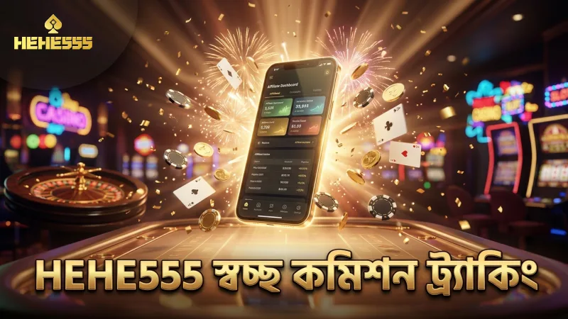 সহজ ও স্বচ্ছ কমিশন ট্র্যাকিং HEHE555 অ্যাফিলিয়েট ড্যাশবোর্ডে