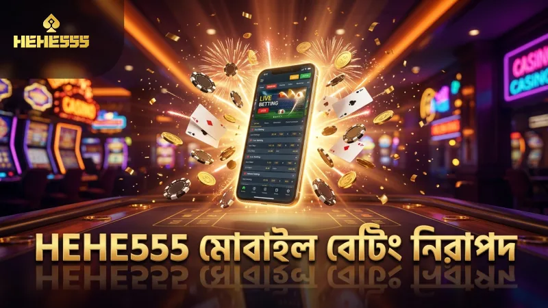 HEHE555 এ মোবাইল থেকে নিরাপদ ও দ্রুত বেটিং উপভোগ