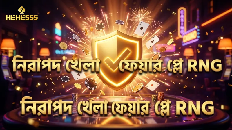 ফেয়ার-প্লে প্রত্যয়িত RNG নিশ্চিত করে নিরাপদ খেলা