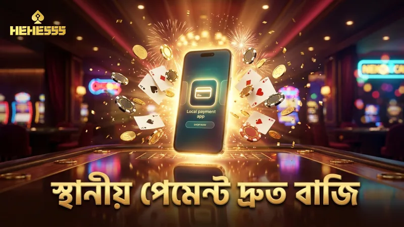 স্থানীয় পেমেন্ট ব্যবস্থায় দ্রুত বাজি সম্পন্ন করুন