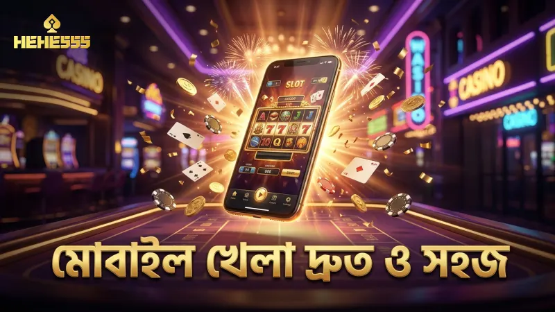 মোবাইল থেকে দ্রুত গোল্ডেন এম্পায়ার খেলার সুবিধা
