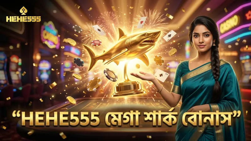 মেগা শার্ক শিকার করে HEHE555-এ বোনাস বাড়ান