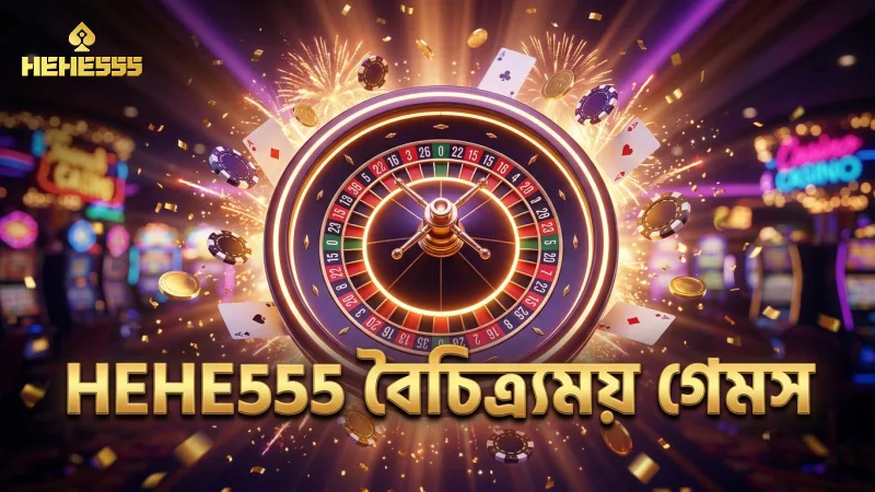 বিভিন্ন ধরনের গেমস সহ HEHE555 এর বৈচিত্র্যময় গেম কালেকশন