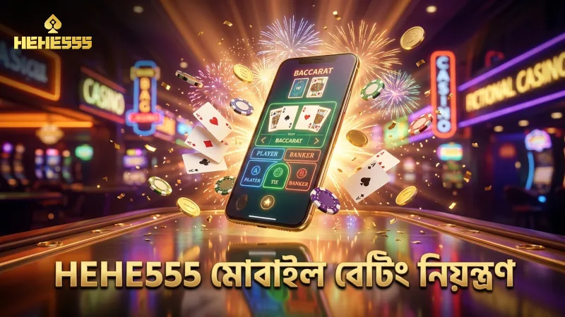 HEHE555-এ মোবাইল থেকে লাইভ ব্যাকারাট বেটিং নিয়ন্ত্রণ সহজ