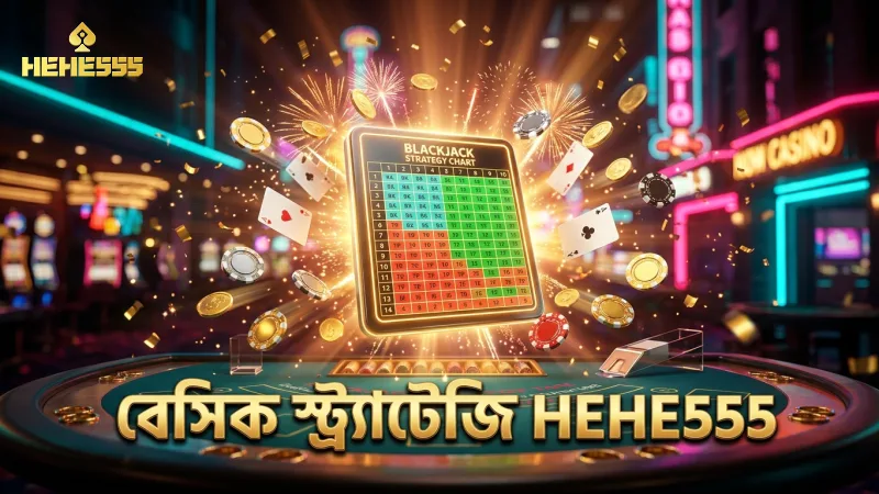 বেসিক স্ট্র্যাটেজি চার্ট ব্যবহার করে ডিলারের বিরুদ্ধে খেলুন সাবধানে