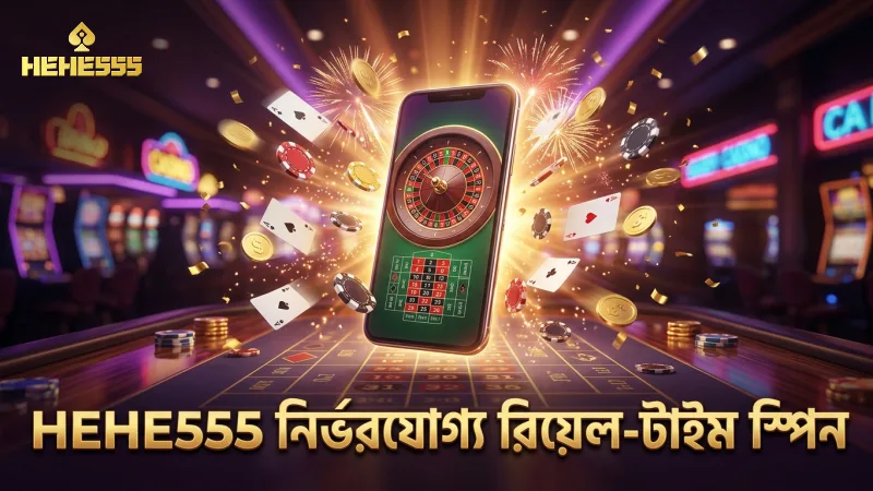 HEHE555-এ রিয়েল-টাইম স্পিন ভিডিওর মাধ্যমে নির্ভরযোগ্যতা নিশ্চিত।