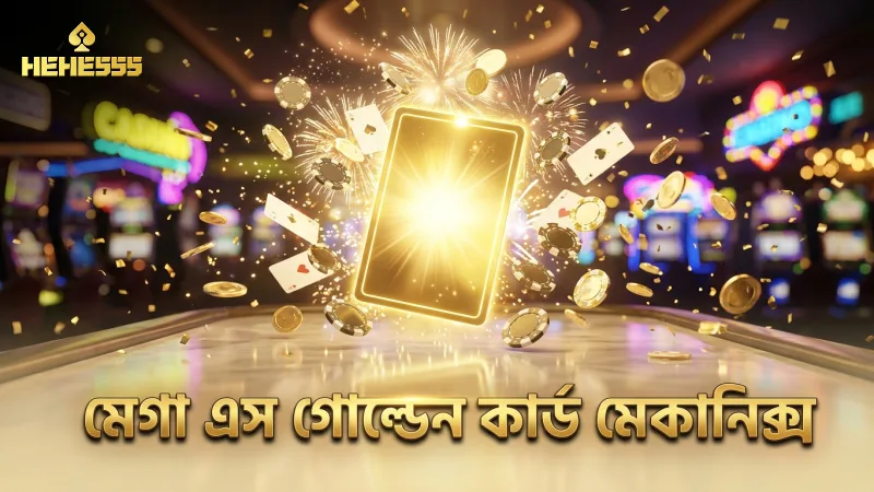 মেগা এস-এর গোল্ডেন কার্ড মেকানিক্স খেলার রীতি উন্নত করে রাখে