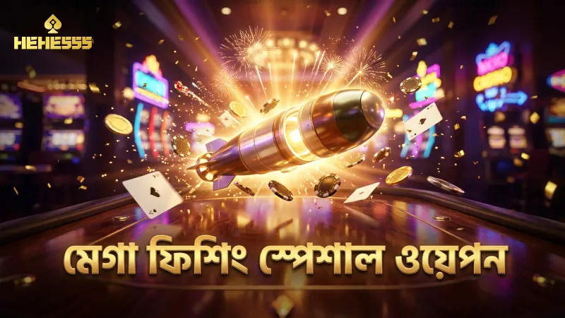 মেগা ফিশিং স্পেশাল ওয়েপন দ্রুত ব্যবহার করুন সফলতার জন্য