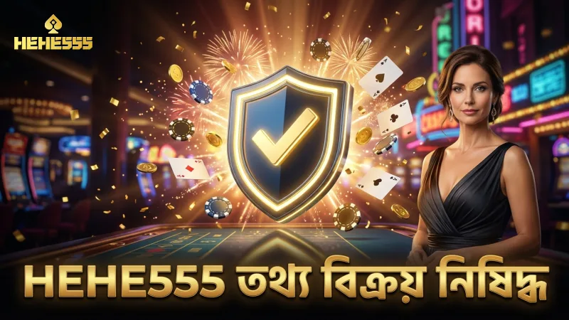 ব্যবহারকারীর তথ্য কখনো বিক্রি বা শেয়ার করা হয় না HEHE555-এ
